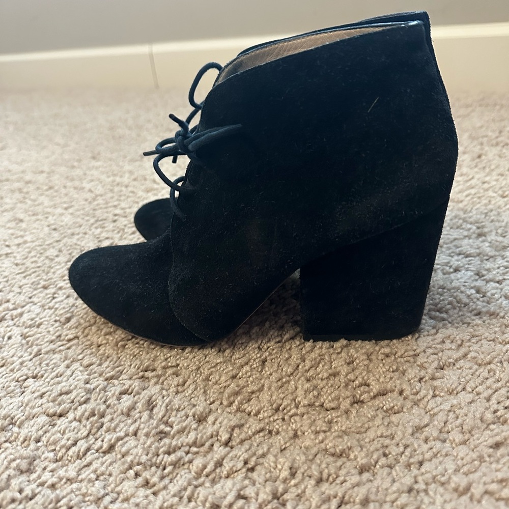 Kate Spade suede tie boots